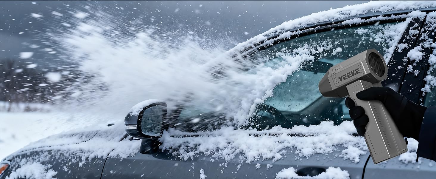 electric air duster for snow