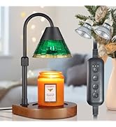 nawaza Candle Warmer Lamp with Timer Dimmable Electric Candle Warmer Candle Melter for Scented Ca...