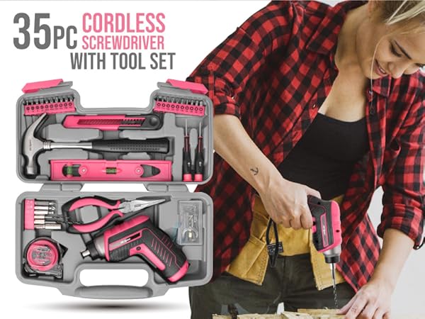 Tool Box Tool Set pink tool kit pink tool sets women household tool kit lady tool kit mini tool kit