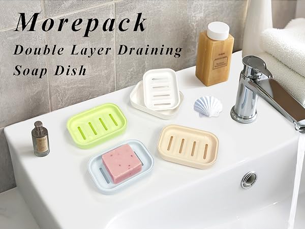 Double Layer Draining Soap Dish