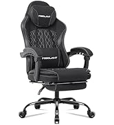Misolant Gaming Chair, Fabric Gamer Chair with footrest for Adults, High Back Ergonomic Computer ...
