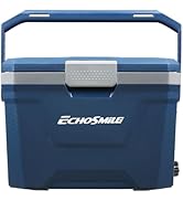 EchoSmile Portable Cooler 20L/21qt, Outdoor Insulated Ice Chest Box