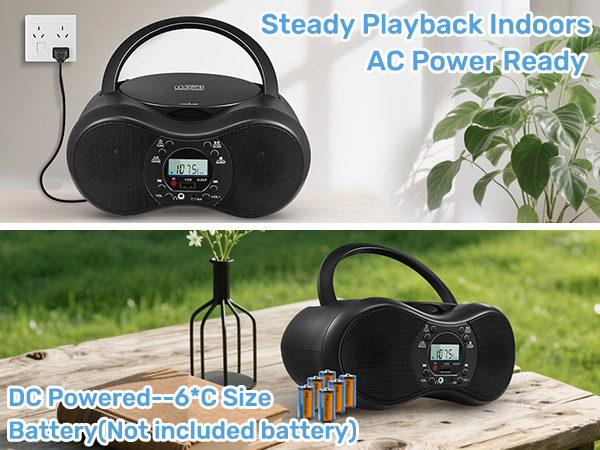 Portable CD Player Boombox