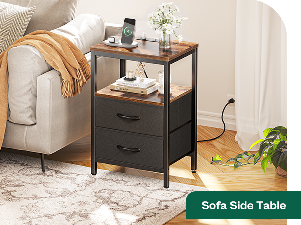 Nightstand side table end table