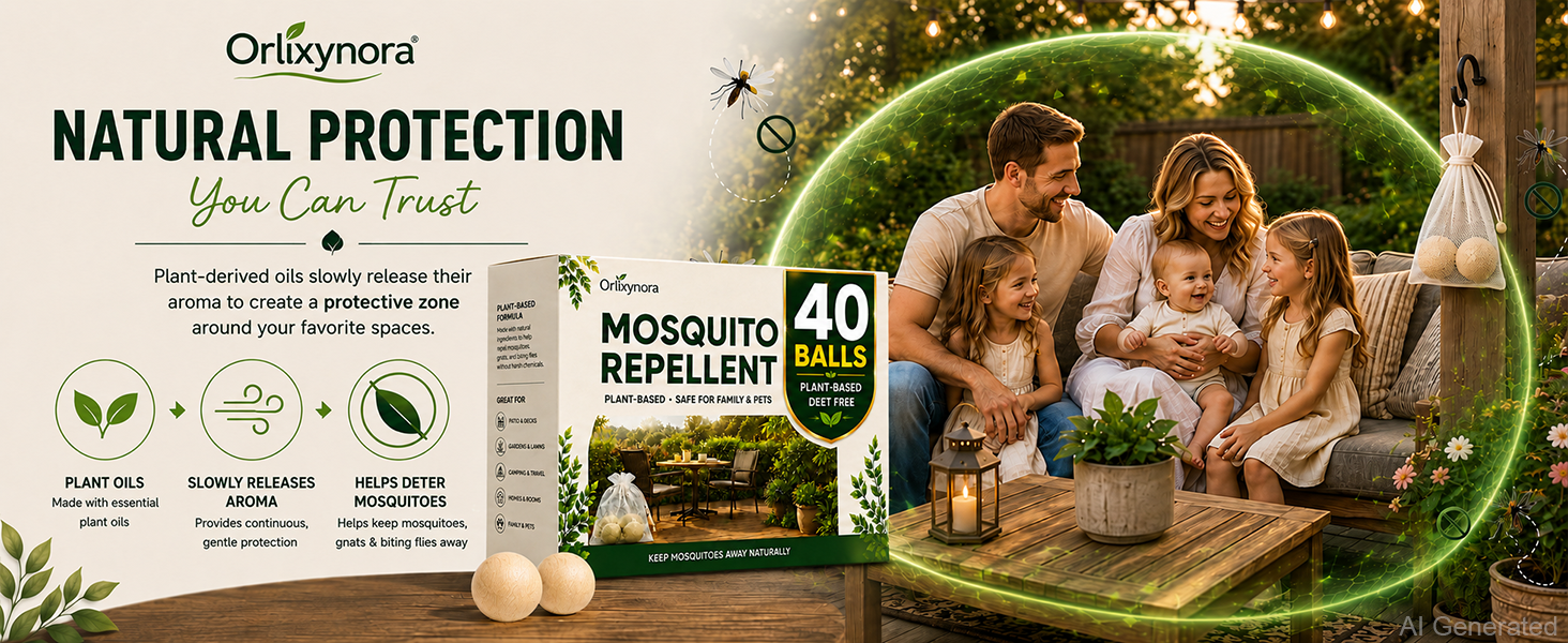 Plant oils slowly release their aroma to create a protective zone around your favorite spaces.
