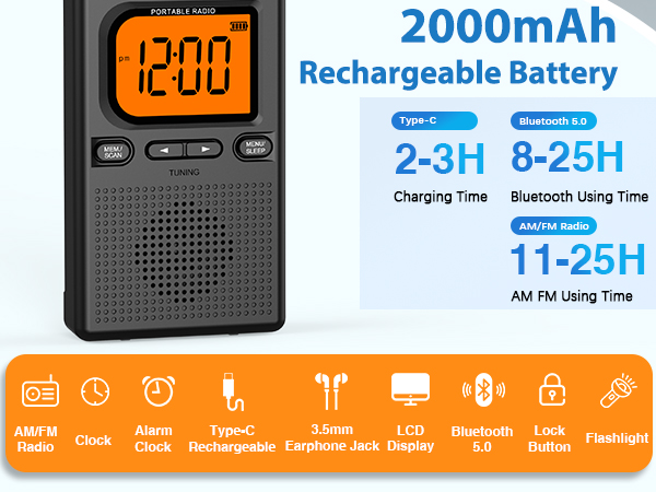 rechargeable radio