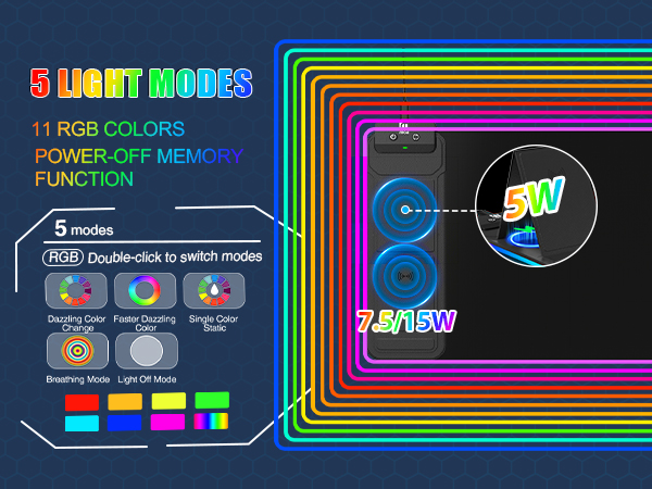rgb mouse pad