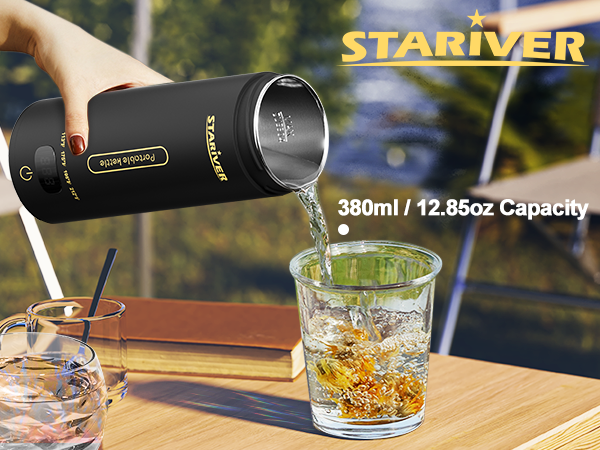 Portable Electric Kettle Small Mini Travel Electric Tea Kettle Hot Water Boiler