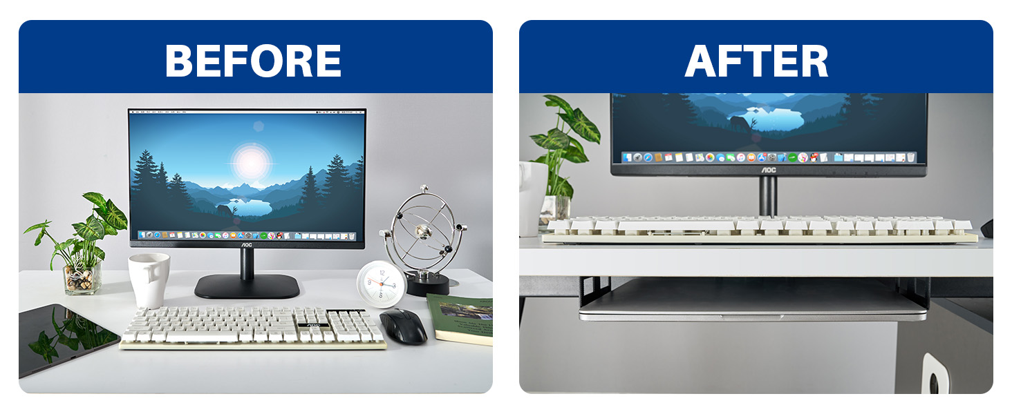 Under Desk Laptop Storage Mount