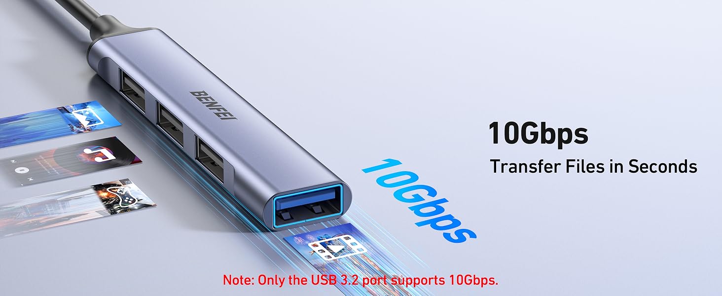 Text reads '10Gbps Transfer Files in Seconds'. Technical diagnostic equipment showing network testing interfaces and cable testing modules.