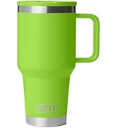 YETI Rambler 30 oz Travel Mug with Flip Straw Lid – Stainless Steel, Vacuum Insulated, Leakproof,...