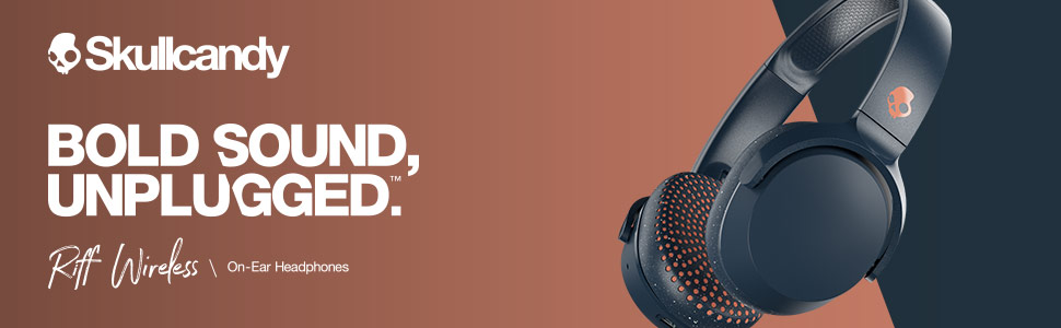 Bold Sound, Unplugged. Riff Wireless On-Ear Headphones.
