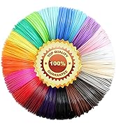 TTYT3D 1.75mm ABS 3D Pen Printer Filament Refills, 20 Colors, Each Color 3.5m, Total 70m ABS Samp...