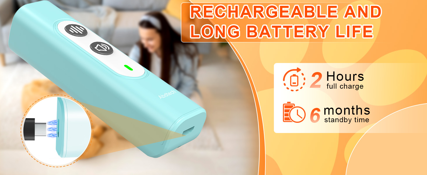 RECHARGEABLE AND LONG BATTERY LIFE