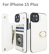 Wallet Case with ring for iphone 15 plus