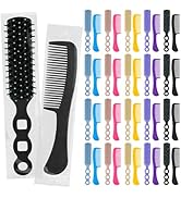 Gisdo 100 Pcs Hair Brush and Comb Set in Bulk for Homeless Individually Wrapped, Bulk Comb Brush ...