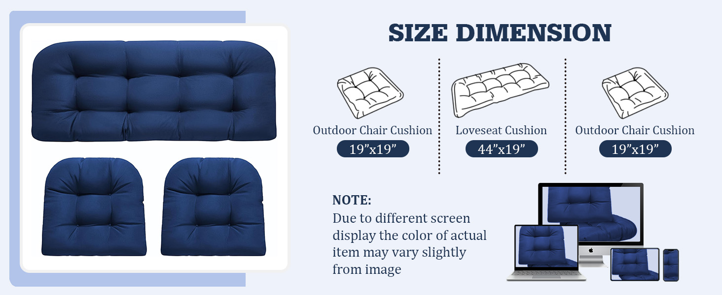 PATIO FURNITURE CUSHIONS