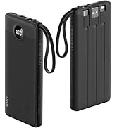 VRURC Portable Charger, 22.5W Slim Power Bank Fast Charging, 10000mAh USB C Portable Phone Charge...
