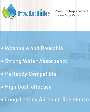 Replacement steam mop pads