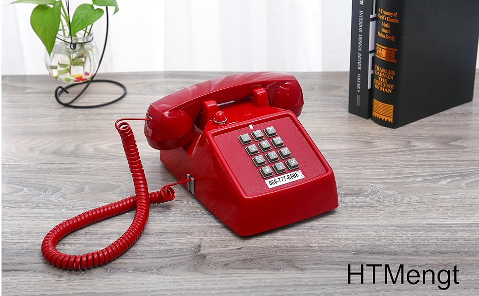 Retro Corded Desktop Phone