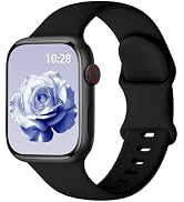 Sport Silicone Band Compatible with Apple Watch Bands 38mm 40mm 41mm 42mm 44mm 45mm 46mm 49mm for...