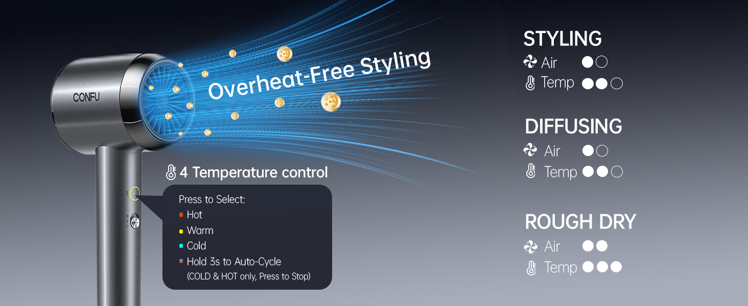 hair dryer for curly hair anti frizz