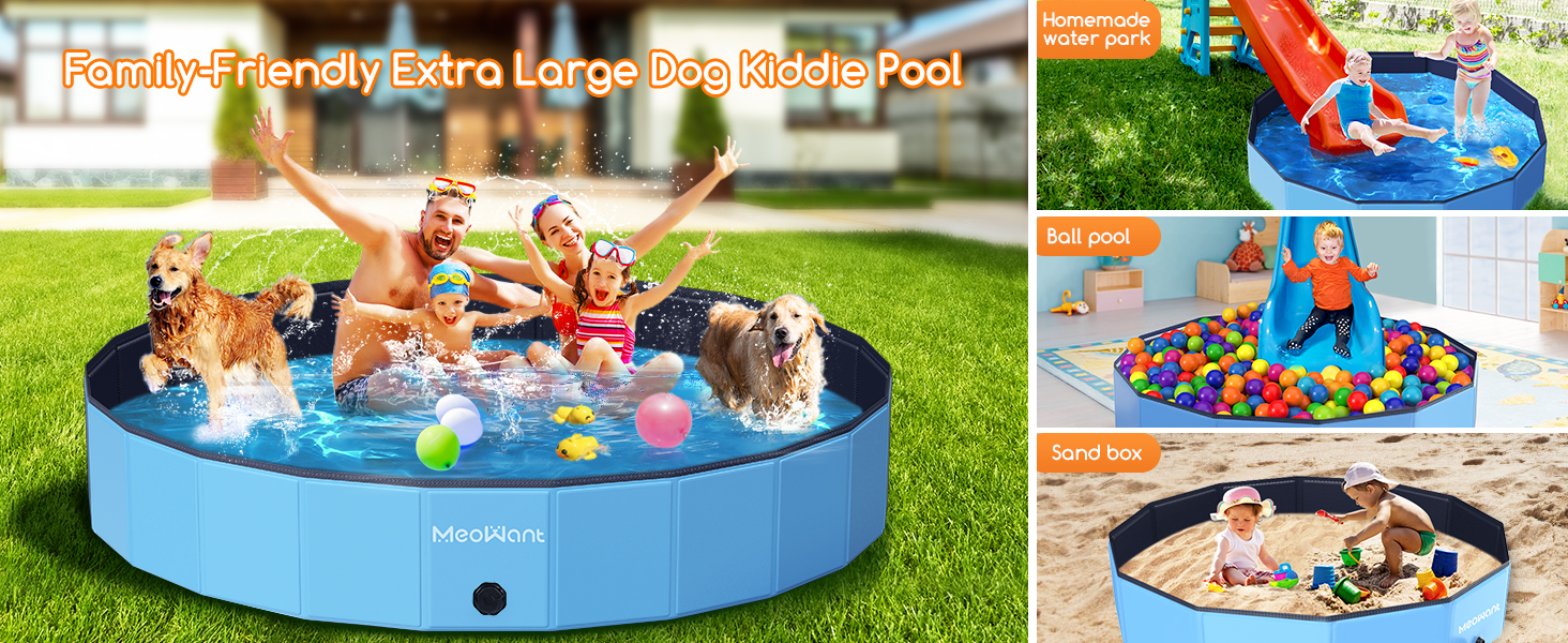 extra large dog pool