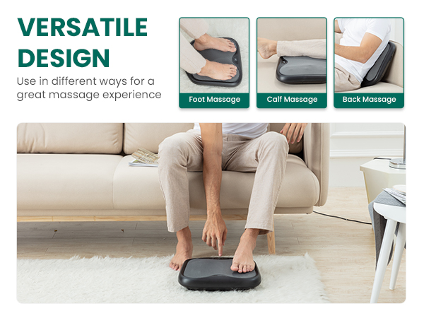 foot massager with heat shiatsu heated foot massager for plantar fasciitis,neuropathy