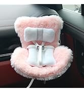 Doll Car Seat Compatible with Labubu, Chair for 10-17cm Dolls - Adjustable Safety Strap, Air Vent...