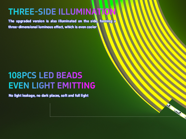 80 led beads rgb cable