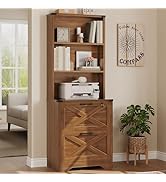 SEDETA 2 Drawer File Cabinet with Lock, Wood Filing Cabinet fits Letter, Legal, A4 Size, Hanging ...