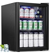 Antarctic Star Beverage Refrigerator Cooler-68 Can 16 Bottle Mini Fridge for Soda Beer Wine Champ...