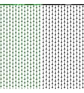 2 Pack Green and Black Witch Hat Foil Fringe Curtain, 3.3 x 6.6 Feet Metallic Tinsel Photo Props ...