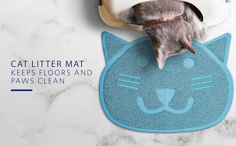 cat litter mat