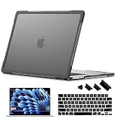 Batianda Ultimate Protection Case for MacBook Air 15 inch 2023 M2 Model A2941 Matte Carbon Fiber ...