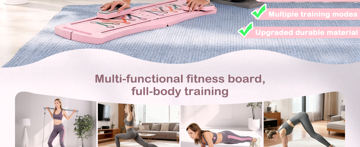 7-in-1 Pilates Board Reformer Kit