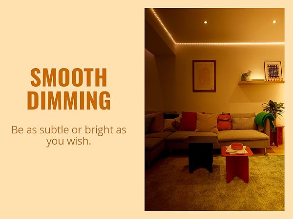 Smooth dimming