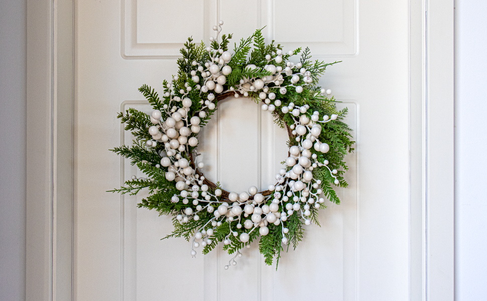 Winter Wreaths for Front Door