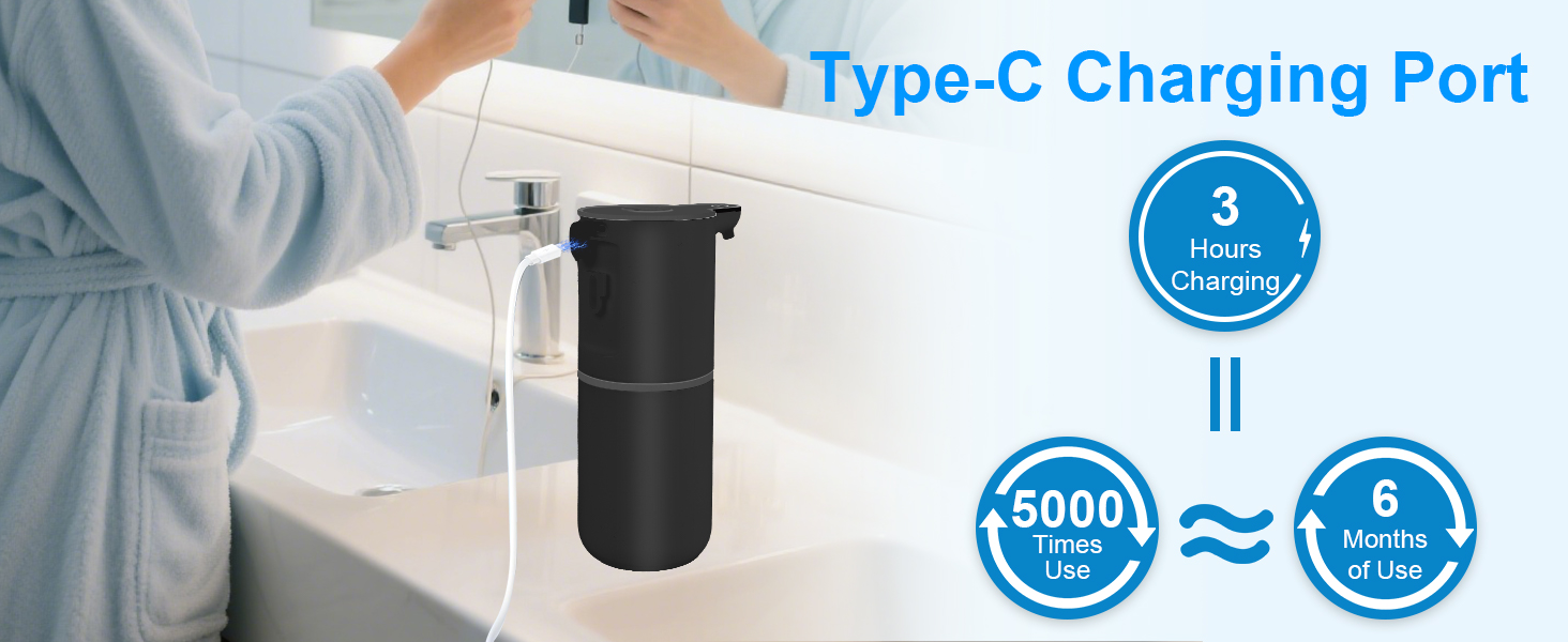 Touchless USB Rechargeable Smart Soap Dispenser