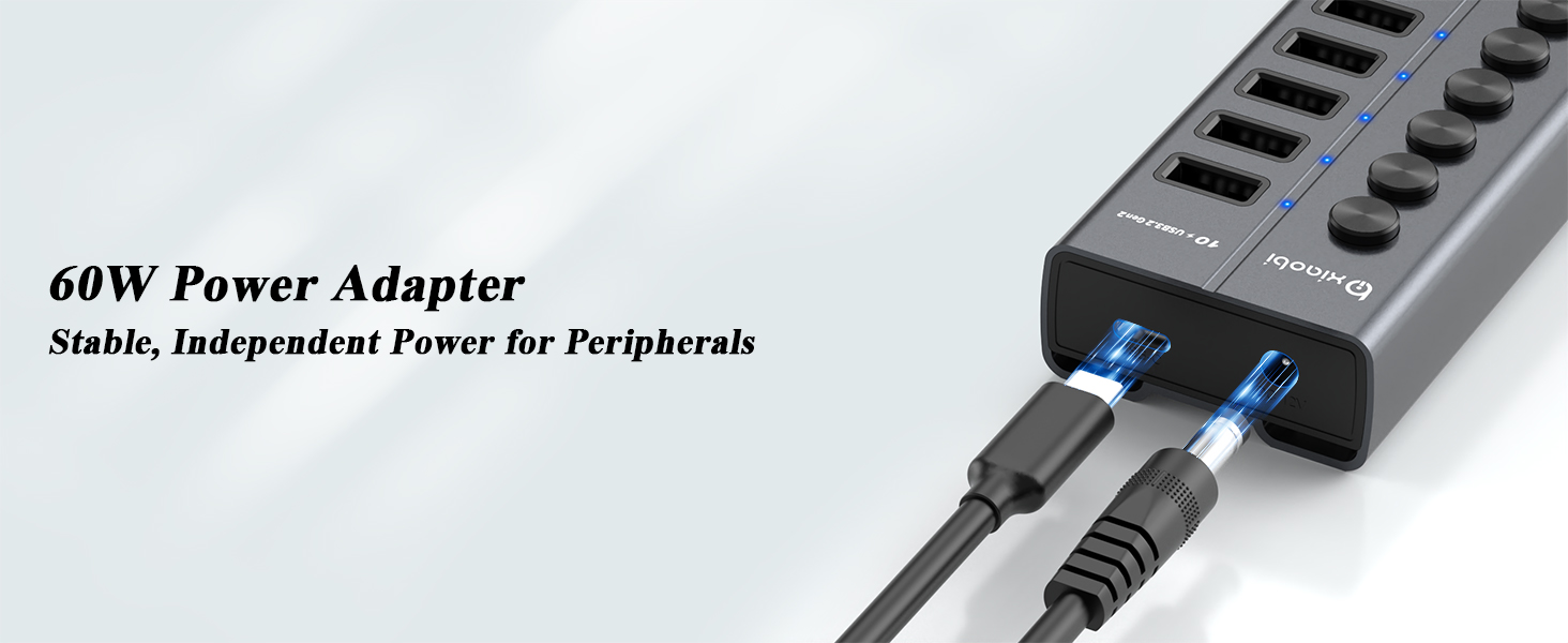 usb c hub powered usb splitter for laptop