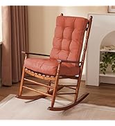 IPYNBAP Rocking Chair Cushion Set, Waterproof and Fade Resistant Patio Chair Cushions, Tufted Pad...