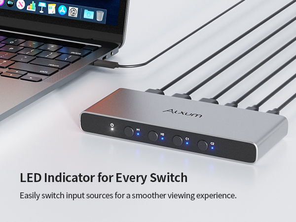 usb c switch 4 computers