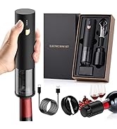 Wine Gifts-Electric Wine Opener-Automatic Wine Opener Rechargeable-Cordless Electric Corkscrew-Wi...