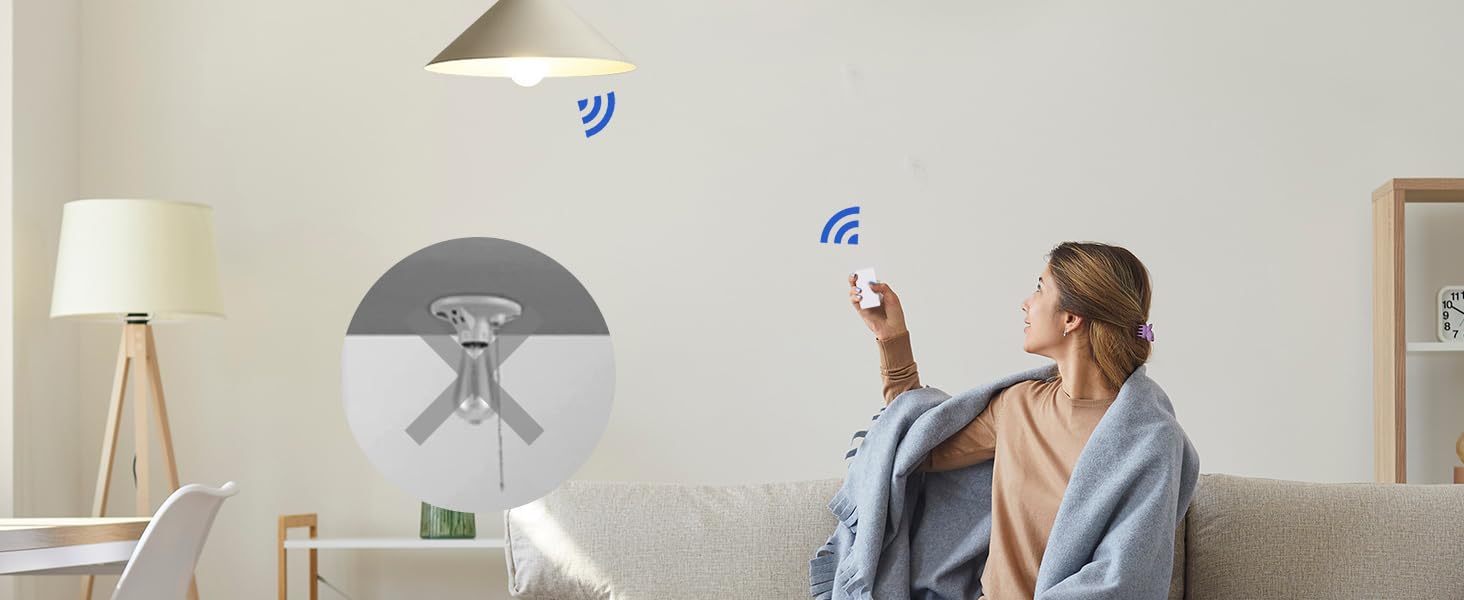 replace pull chain lights