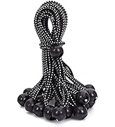 Kotap BB-6B Ball Bungee Cord, Heavy-Duty &amp; Versatile, Indoor &amp; Outdoor, Tarp Tie-Down, Organize &amp;...