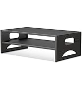 Pholiten Monitor Stand Riser, Desktop Stand, Computer Stand, Ergonomic Design, Two-Level Design, ...