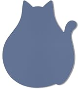 Hsxnam Funny Leather Mouse Pad Cute Cat Shape Office Desk Accessories Decor for Women Small Mouse...