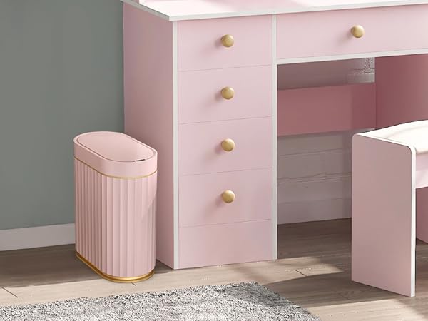 bathroom garbage can