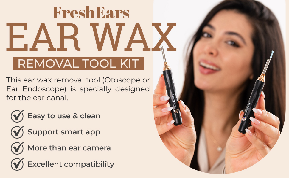Ear wax removal tool, otoscope or endoscope