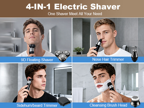 4-IN-1 Electric Shaver